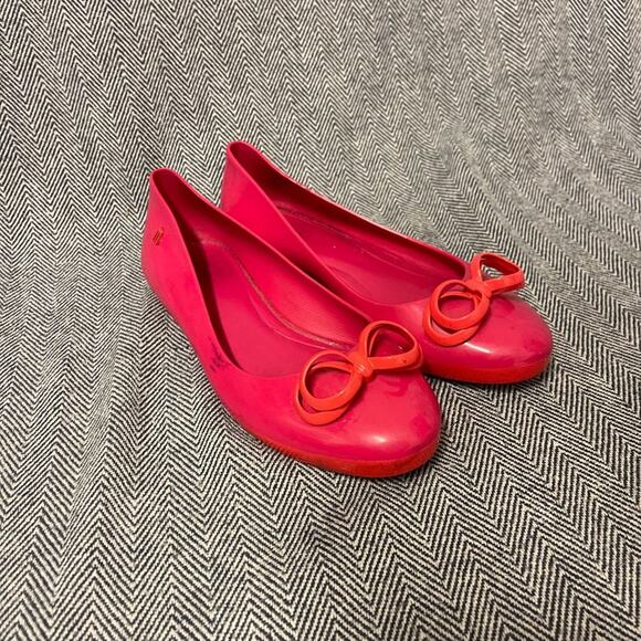 MELISSA - Jelly Bow Tie Flats - Picture 2 of 6